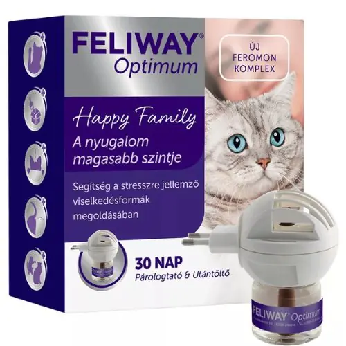 Feliway Optimum párologtató készülék és folyadék macskáknak 48ml Legkelendőbb