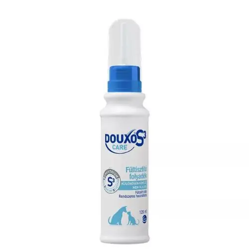 Douxo S3 Care Ear Clean fültisztító folyadék 120ml Vásárlói kedvenc