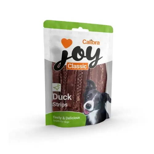 Exkluzív ajánlat Calibra Joy Dog Classic Duck Strips 80g