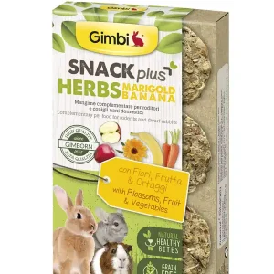 Gimbi Snack Plus Herbs Körömvirág és Banán 50g Biztonságos fizetés