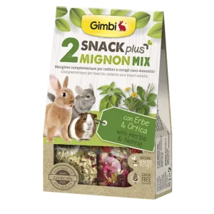 Gyors kiszállítás Gimbi Snack Plus Mignon Mix 2 Csalán 50g