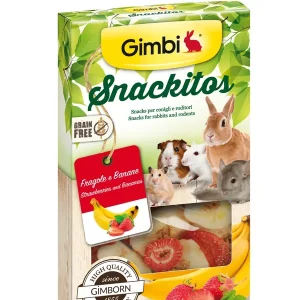 Olcsóbb Gimbi Snackitos Eper és Banán 60g
