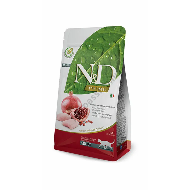 Outlet N&D Cat Prime Csirke és Gránátalma Felnőtt