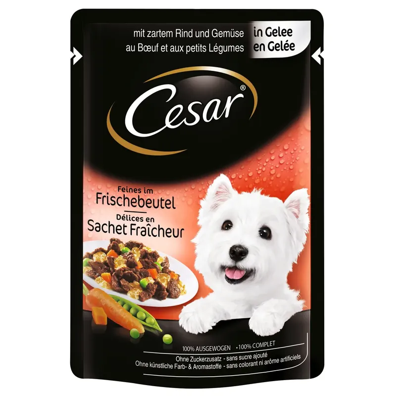 Cesar Alutasakos eledel Marha-zöldség 100g Akciós ár