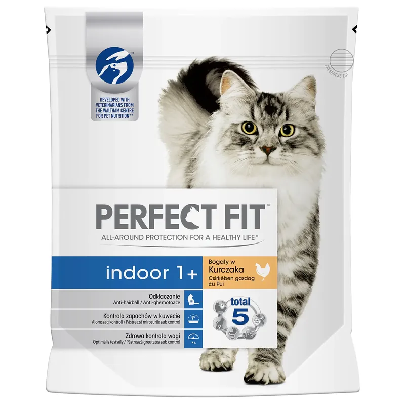 Gyors kiszállítás Perfect Fit Indoor Csirkés száraz macskatáp