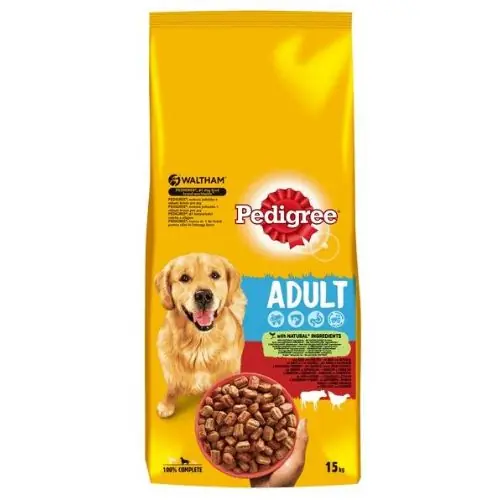 Pedigree száraz kutyaeledel Marha-baromfi Medium Kiárusítás