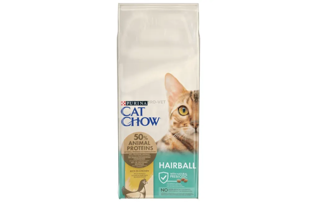 Árcsökkenés CAT CHOW Hairball Control Csirkés