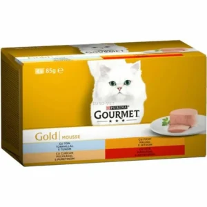 Azonnal elérhető GOURMET GOLD Pástétom nedves macskaeledel 4x85g