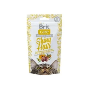 Gyors kiszállítás Brit Care Cat Snack Shiny Hair 50 g
