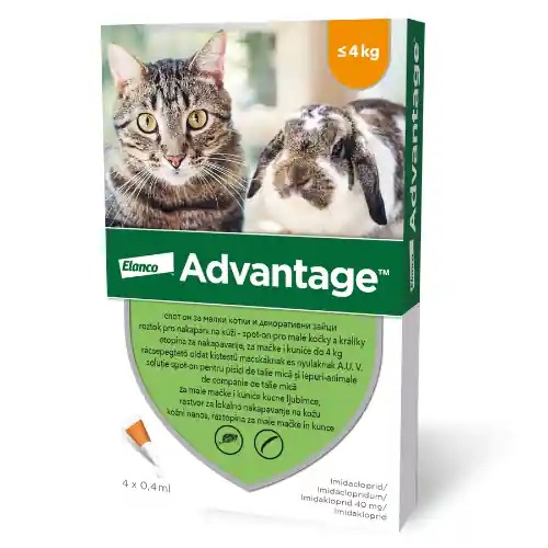 Advantage Spot-on Cat 0,4 ml (4 kg-ig) Bestseller