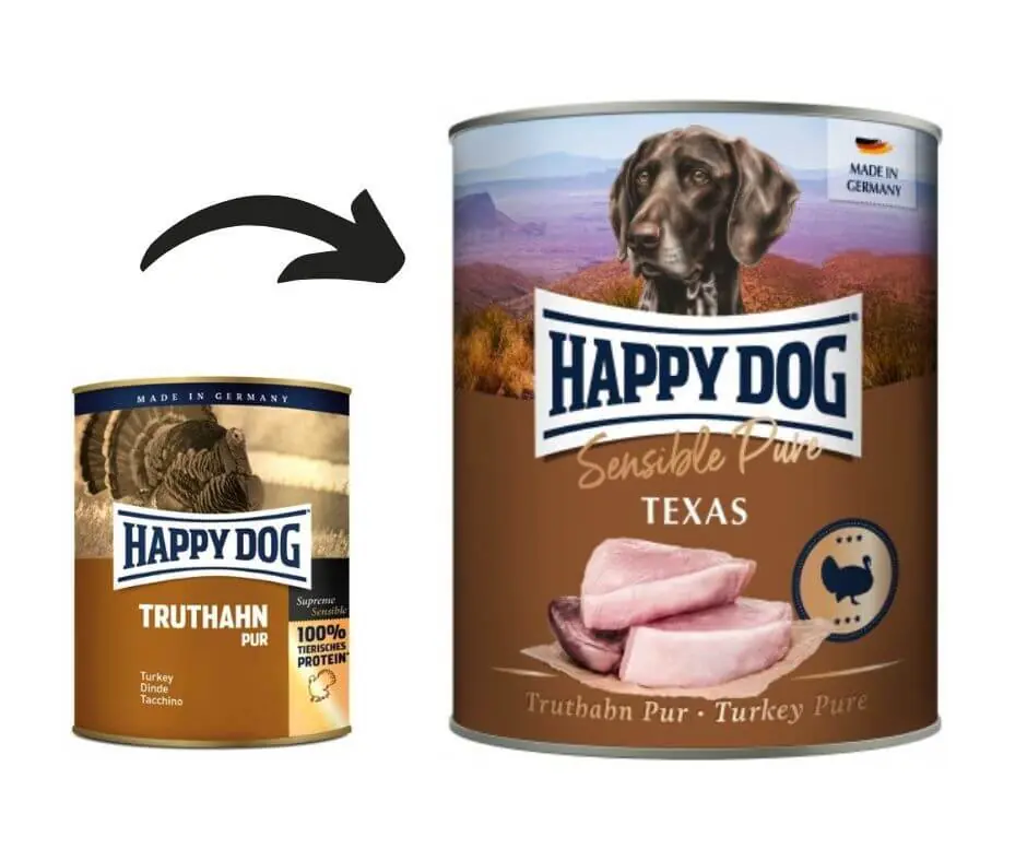 Expressz kézbesítés Happy Dog Texas Pur Pulykahúsos konzerv