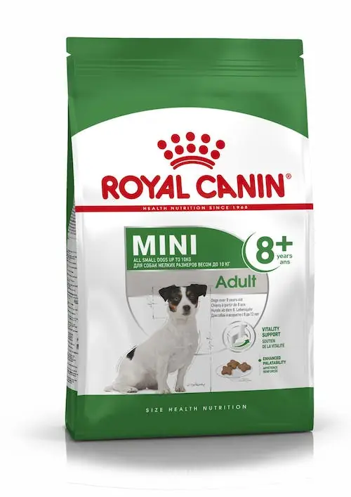 Különleges ajánlat Royal Canin MINI ADULT 8+ kutyatáp