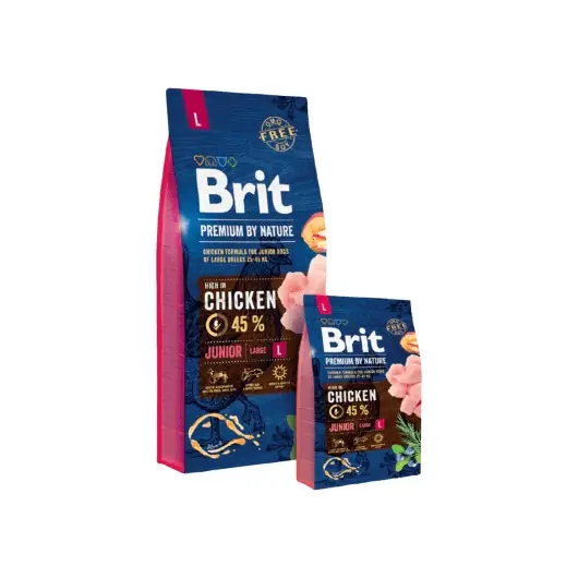 Exkluzív ajánlat Brit Premium by Nature Junior Large