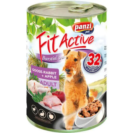 Panzi FitActive Adult Dog Konzerv libával, nyúllal és almával Alacsony ár
