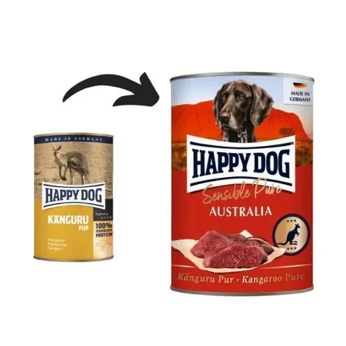 Happy Dog Australia Pur – Kenguruhúsos konzerv Legnépszerűbb