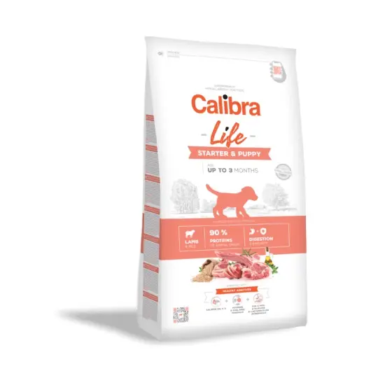 Calibra Dog Life Starter & Puppy Lamb kutyatáp Gyors szállítás