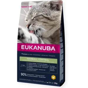 Akció Eukanuba száraz macskaeledel adult hairball csirke 10kg