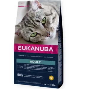 Olcsóbb Eukanuba száraz macskaeledel adult csirke 10kg