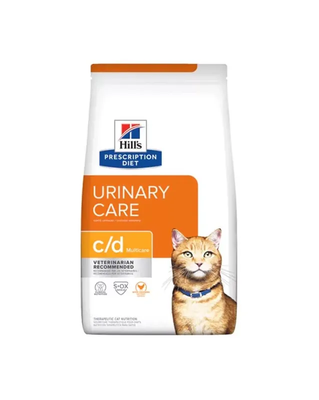 Hill‘s Prescription Diet Multicare húgykő elleni száraz macskaeledel c/d csirke 1,5kg Kiárusítás