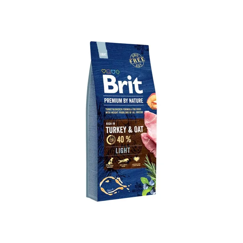 Brit Premium by Nature száraz kutyaeledel Light 15kg Utolsó esély