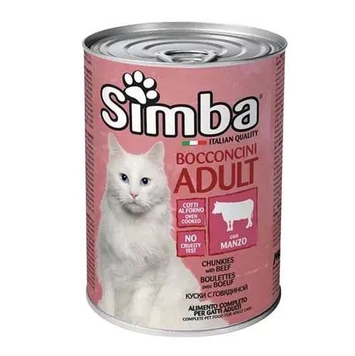 Utolsó esély SIMBA macska konzerv marha 24x415g