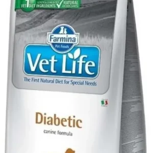 Biztonságos fizetés VetLife száraz kutyaeledel diabétesz diéta 2kg