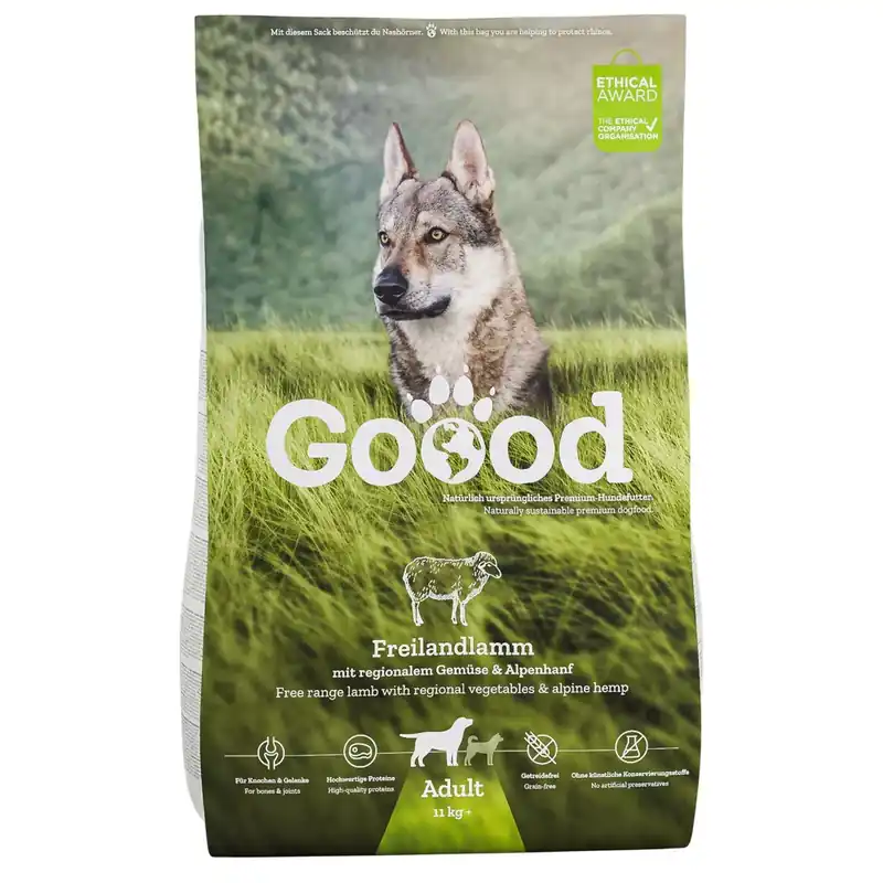 Bestseller GOOOD Adult száraz kutyaeledel bárány 10kg