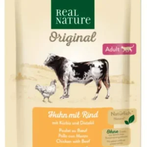 Real Nature Original macska tasak adult marha pástétom 12x85g Újdonság