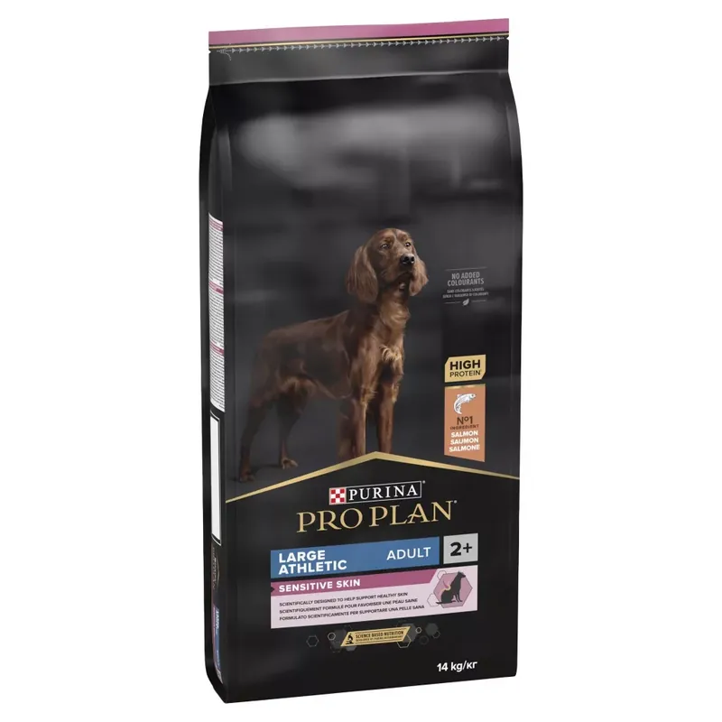 Pro Plan Large Athletic Adult Sensitive Skin lazacban gazdag száraz kutyaeledel 14kg Legkelendőbb