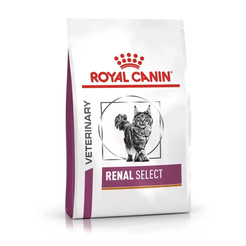 Biztonságos vásárlás Royal Canin Veterinary Renal select vesebetegség ckd száraz macskaeledel 2kg