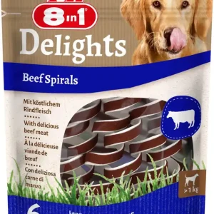 8in1 Delights Spirals kutya jutalomfalat marha 6db Bestseller