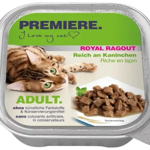 Premiere Royal Ragout macska tálka adult nyúl 16x100g Rendeld meg most