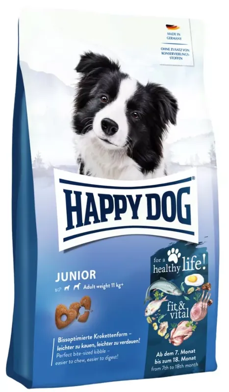 Akció Happy Dog Fit&Vital Junior száraz kutyaeledel 10kg