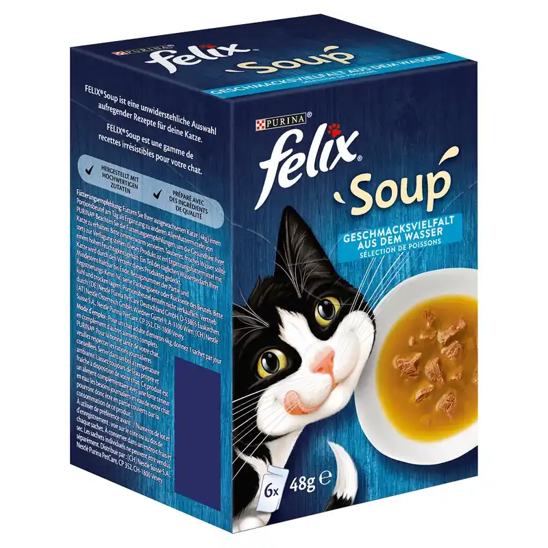 Felix Soup macska tasak MP halas szószos 6x48g Alacsony ár