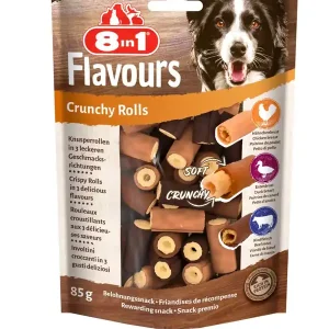 8in1 Flavours Crunchy Rolls kutya jutalomfalat 85g Bestseller