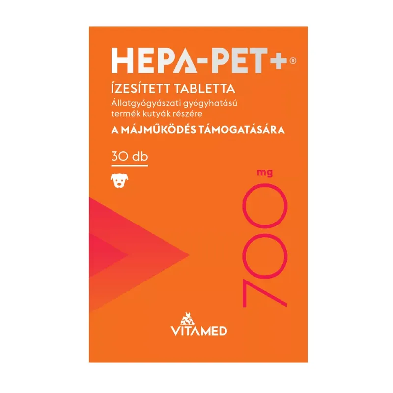 HEPA-PET Plus májvédő tabletta 700mg/30db Azonnal elérhető