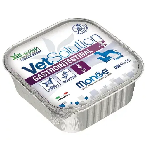 MONGE Vet kutya tálka emésztőrendszeri problémákra 24x150g Kedvezményes ár