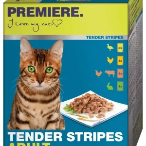 Premiere Tender Stripes macska tasak MP adult 12x85g Utolsó esély