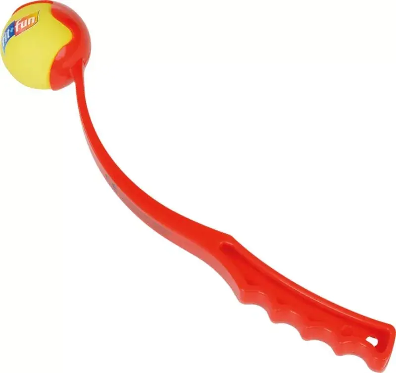 Exkluzív ajánlat Fit+Fun kutyajáték labdahajító labdával 32cm