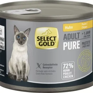 Bestseller Select Gold Pure macska konzerv adult csirke 6x200g