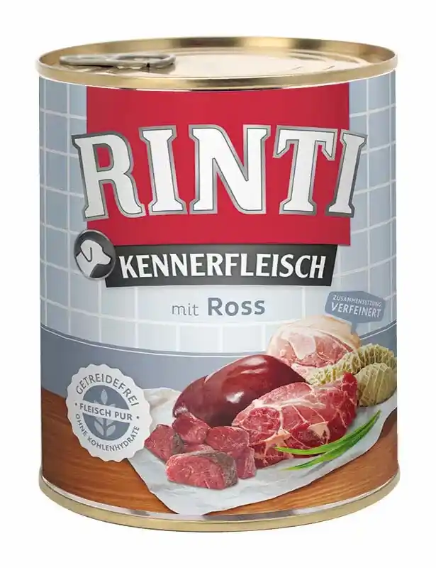 RINTI kutya konzerv adult lóhús 12x800g Bestseller