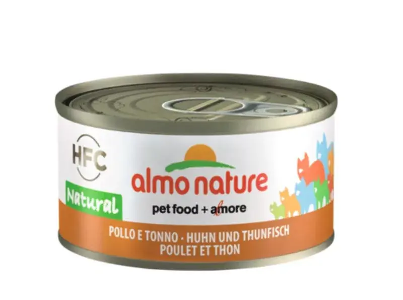 Nézd meg most Almo Nature macska konzerv csirke&tonhal 24x70g