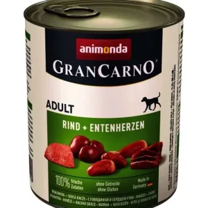 Akció Gran Carno kutya konzerv adult marha&kacsaszív 6x800g