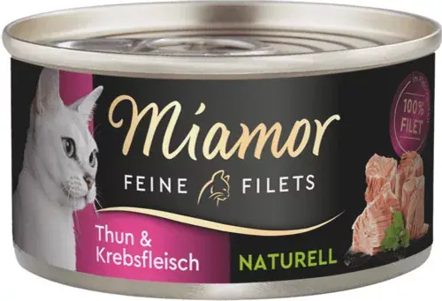 Miamor Feine Filets Naturelle macska konzerv tonhal&rák 24x80g Olcsó