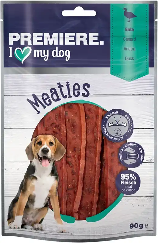 Népszerű Premiere Meaties kutya jutalomfalat kacsa 90g
