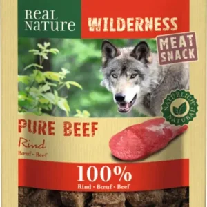 Ajánlat Real Nature Wilderness kutya jutalomfalat Pure Beef marha 150g