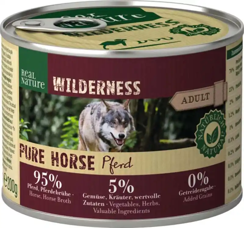Ajánlat Real Nature Wilderness Pure Horse kutya konzerv adult lóhús 6x200g
