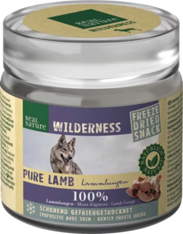 Végkiárusítás Real Nature Wilderness kutya jutalomfalat báránytüdő 40g