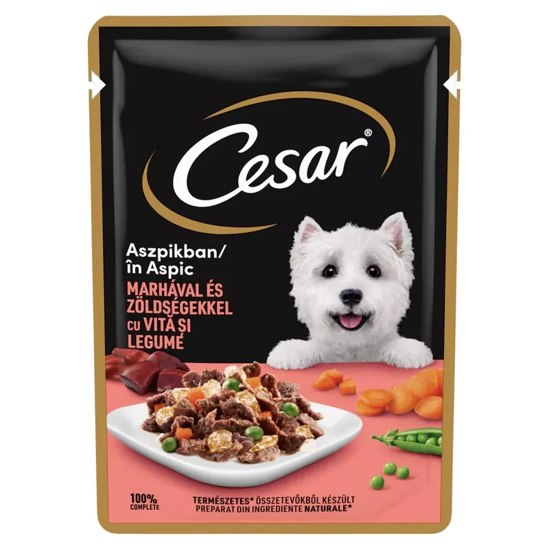 Cesar kutya tasak marha&zöldség 24x100g Legnépszerűbb