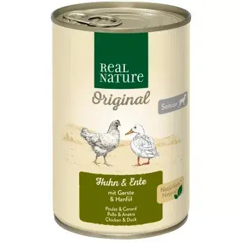 Real Nature Original kutya konzerv senior csirke&kacsa 6x400g Biztonságos fizetés